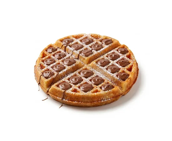 Waffle Nutella - menu CRISPY SOUL, poulet frit halal et waffle burgers
