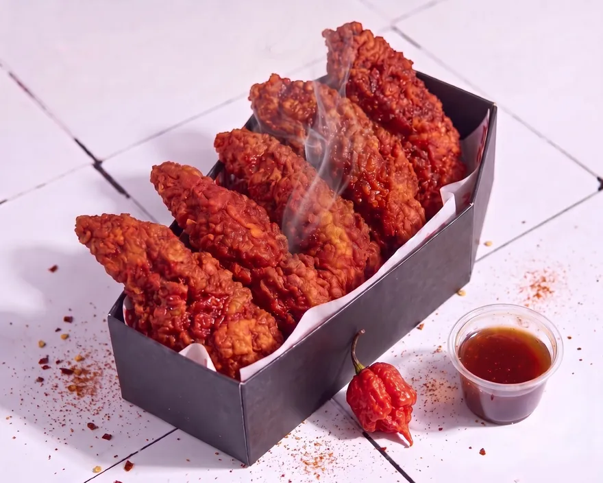 Box R.I.P - menu CRISPY SOUL, poulet frit halal et waffle burgers