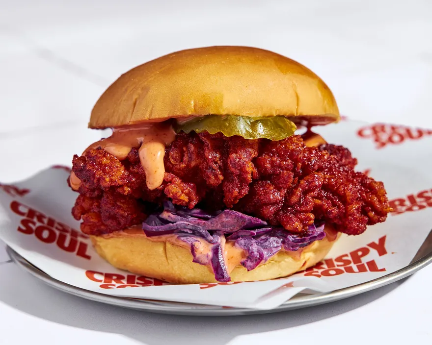Crispy Slider - menu CRISPY SOUL, poulet frit halal et waffle burgers