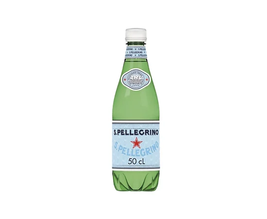 San Pellegrino 50cl - menu CRISPY SOUL, poulet frit halal et waffle burgers