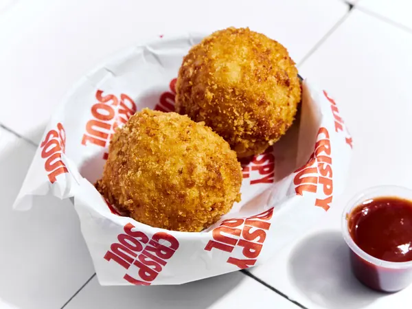 2 Mac n' Cheese Bombs, CRISPY SOUL